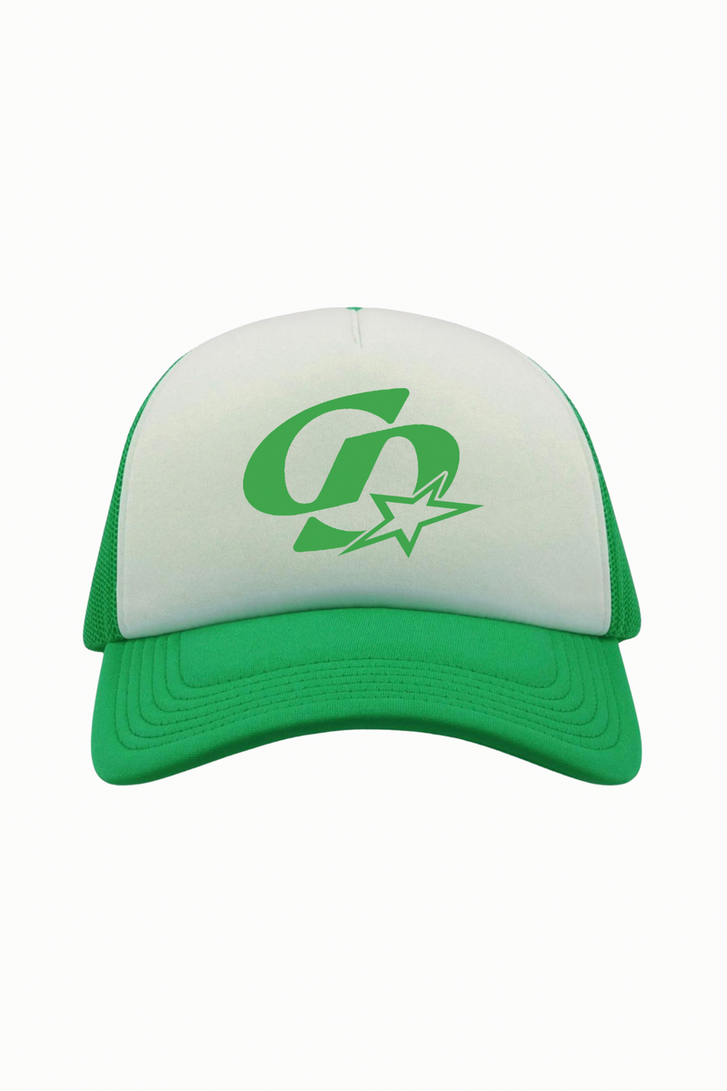 Star Mesh Trucker - Green