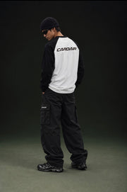 Studio Long Sleeve T Shirt - White/Black