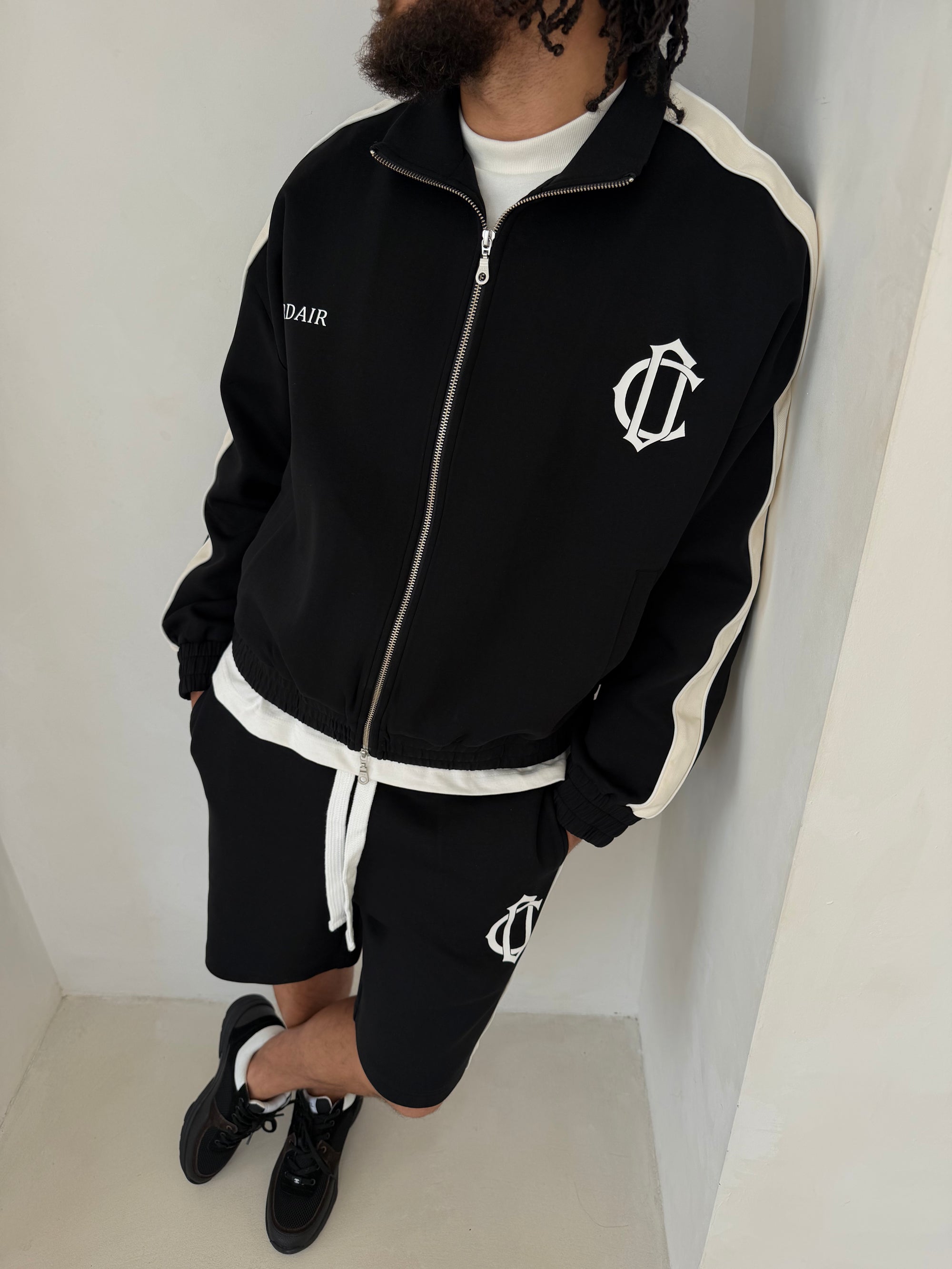 Club Emblem Track Top - Black