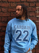Varsity Long Sleeve T Shirt - Sky Blue