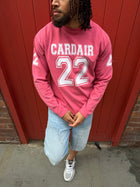 Varsity Long Sleeve T Shirt - Red