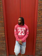 Varsity Long Sleeve T Shirt - Red