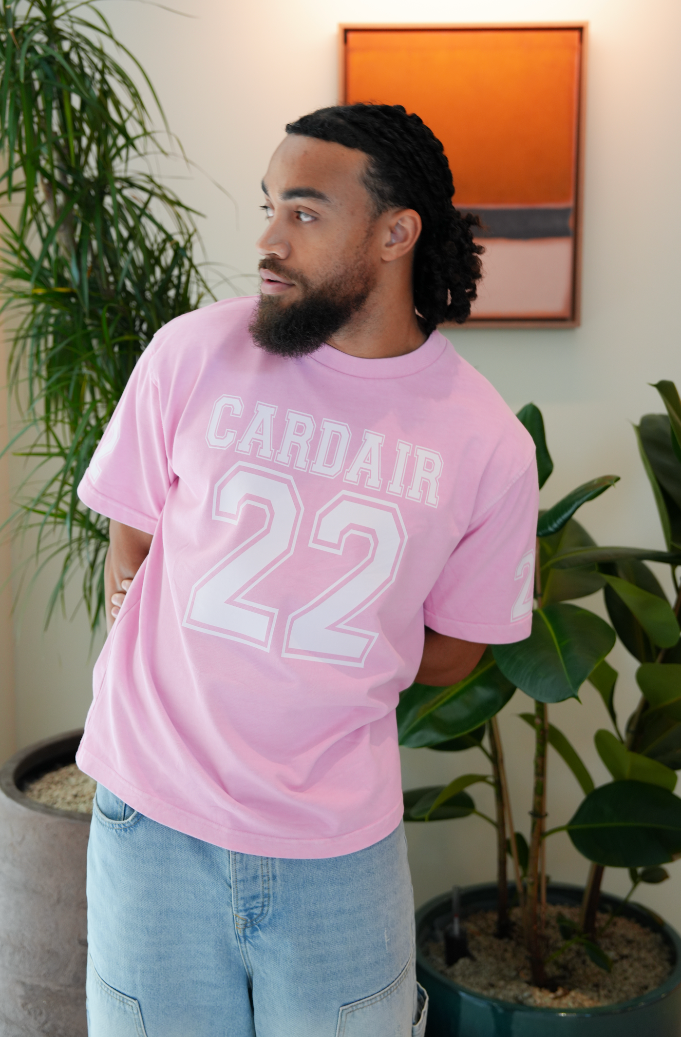 Varsity T Shirt - Pink