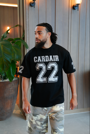 Camo Varsity T Shirt - Black
