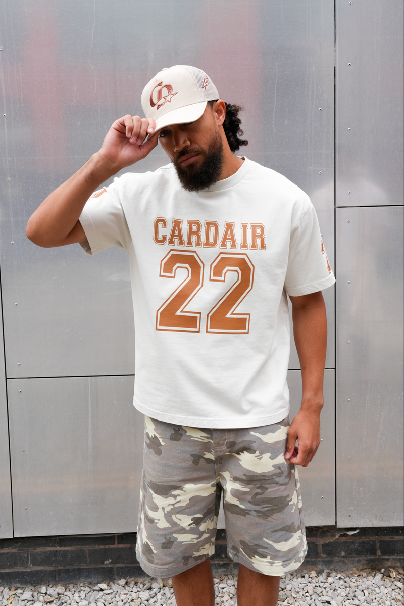Varsity T Shirt - Ecru