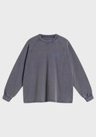 Long Sleeve Waffle T Shirt - Faded Grey