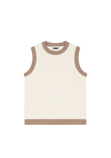 Resort Knit Vest - Ecru