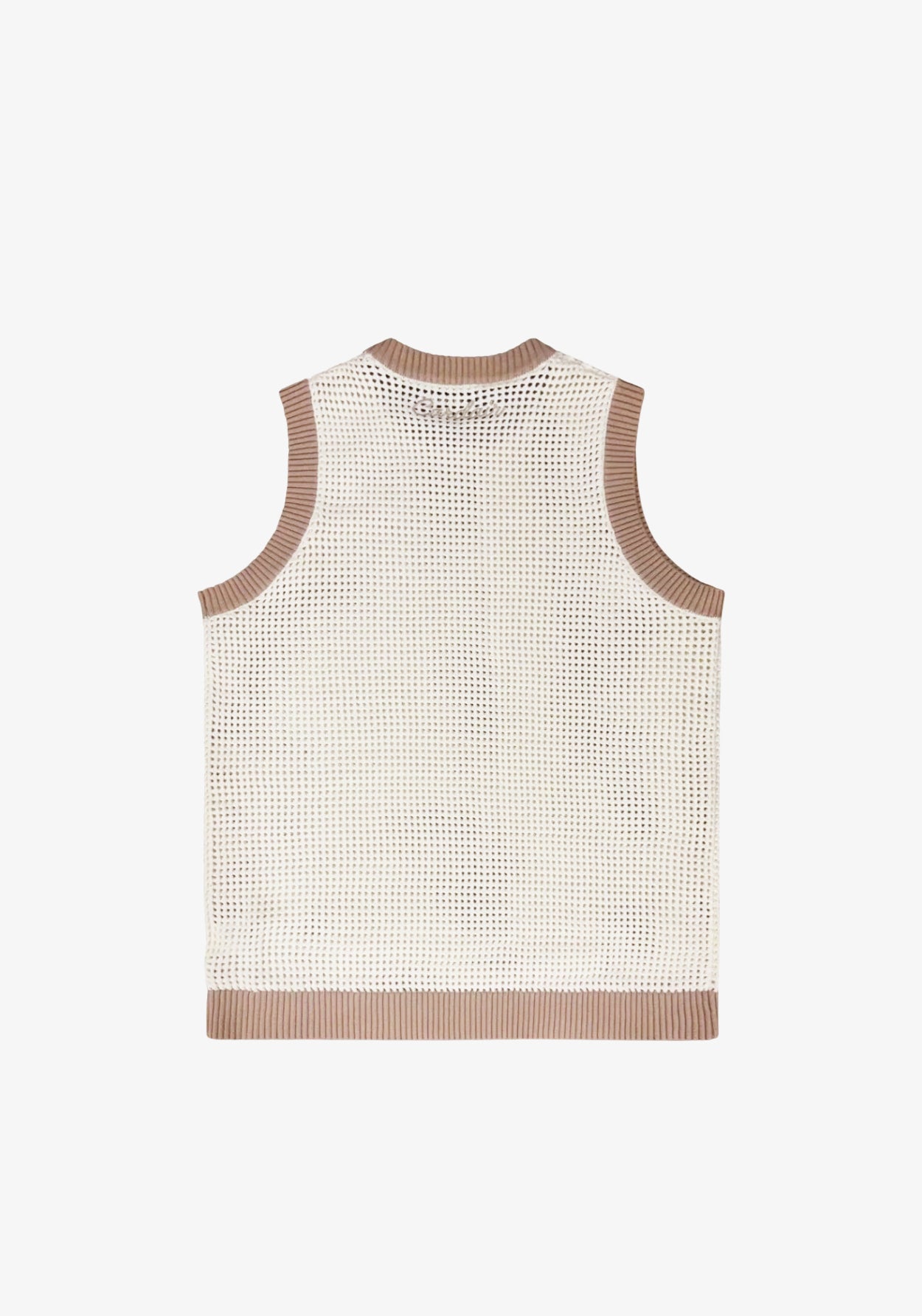 Resort Knit Vest - Ecru