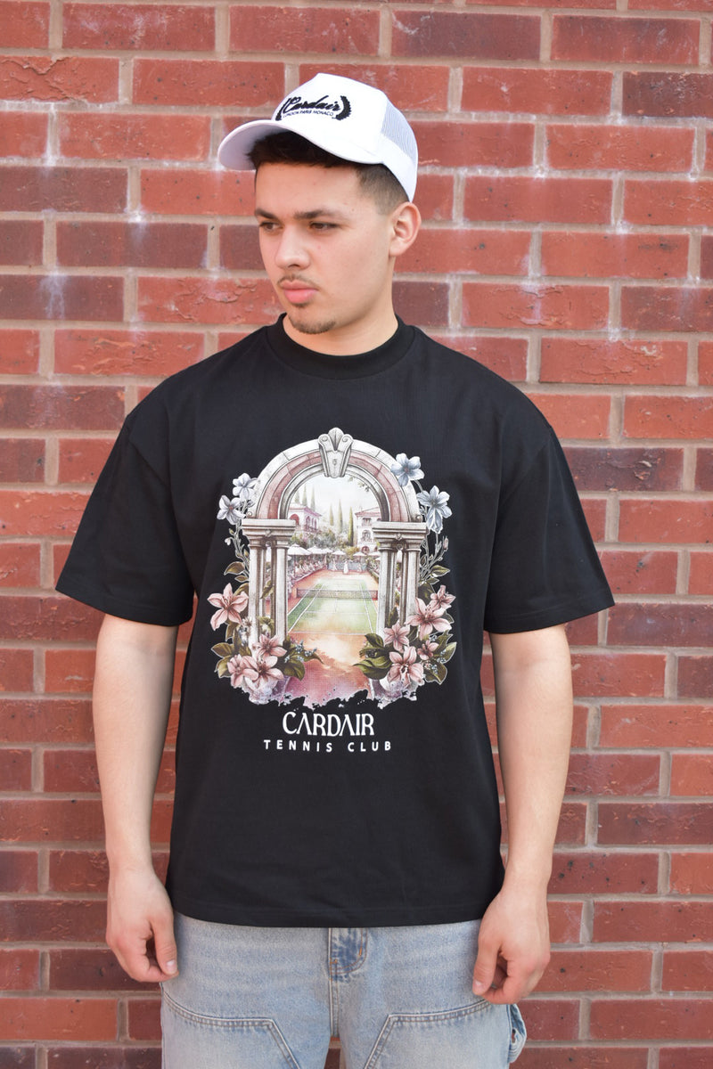 Tennis Club T Shirt - Black