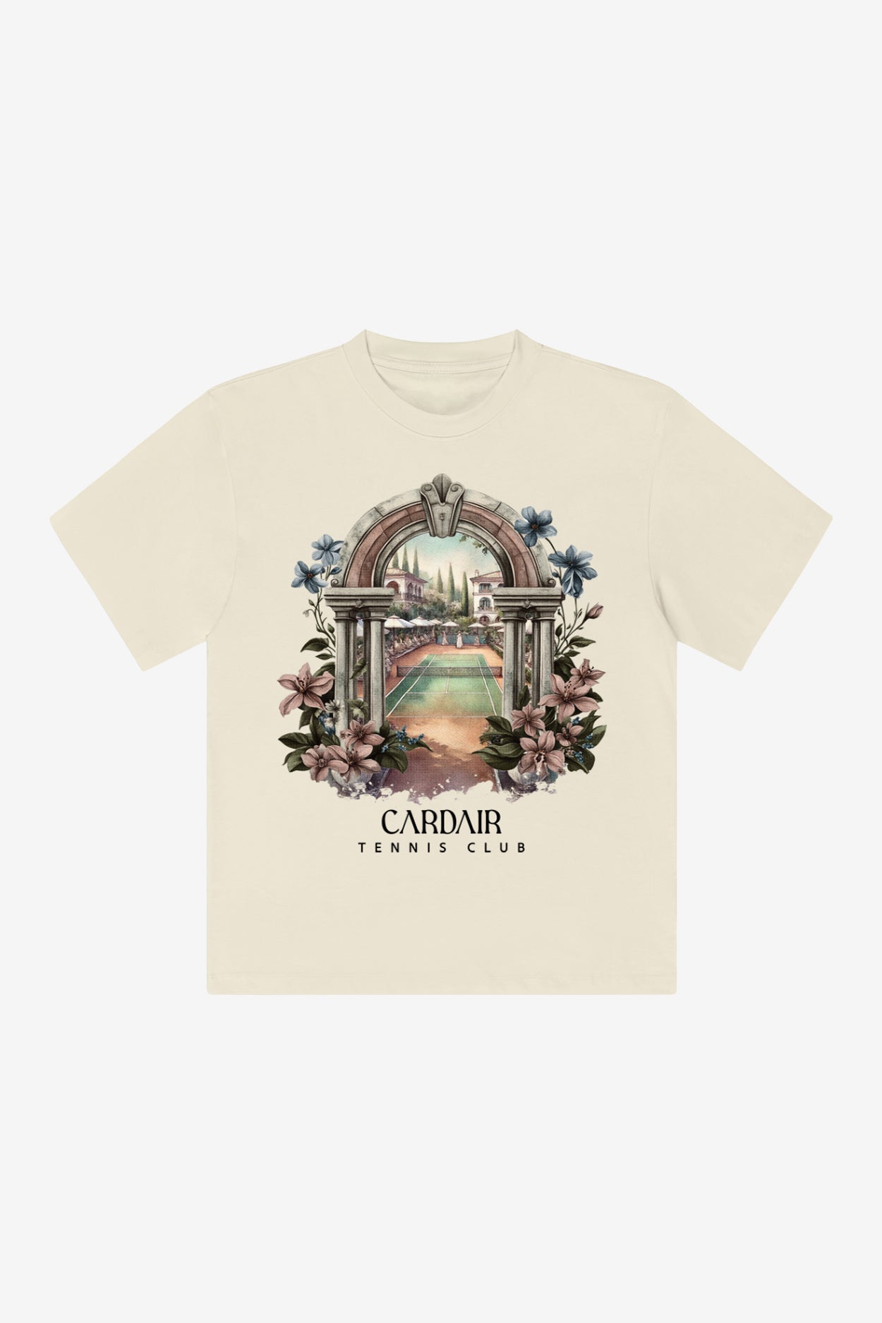 Tennis Club T Shirt - Ecru
