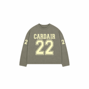 Varsity Long Sleeve T Shirt - Olive