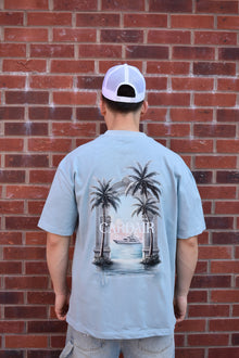 Winners Lounge T Shirt - Dusty Blue